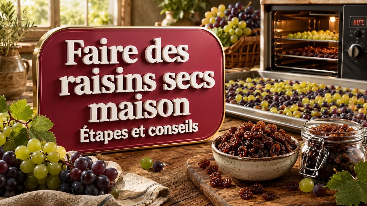 faire du raisin sec maison