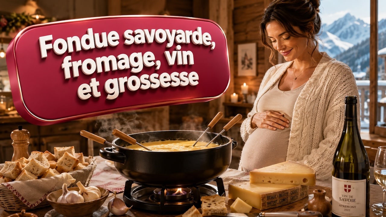 fondue savoyarge vin et femme enceinte