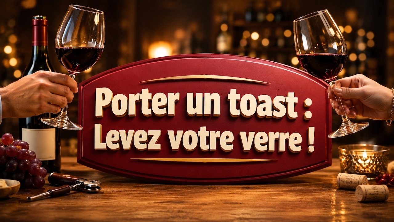 porter un toast lever son verre
