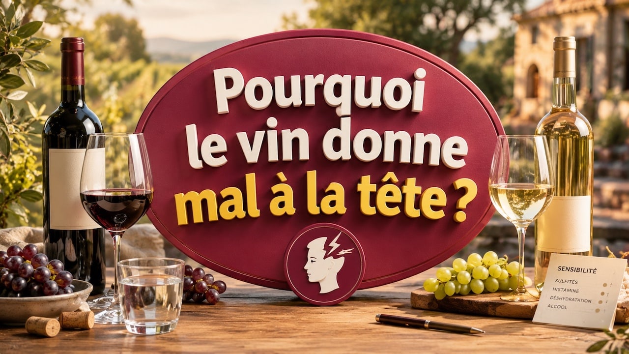 pourquoi le vin donne mal a la tete