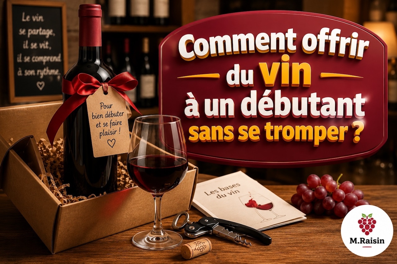 comment offrir du vin a un debutant